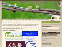 Tablet Screenshot of mendowine.com